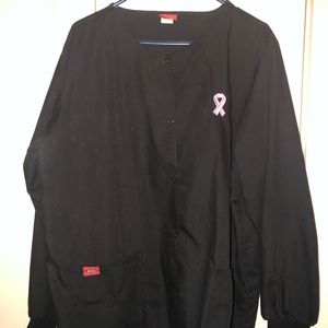 BLACK SCRUB JACKET